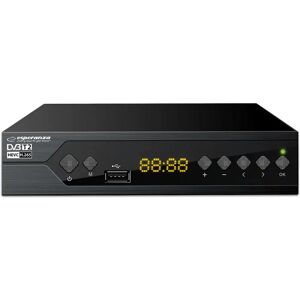 Esperanza EV107R - Sintonizador de TV Digital Negro Esperanza EV107R - Sintonizador de TV Digital Negro