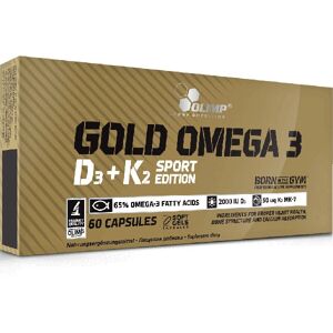 Olimp Omega 3 D3+K2 Sport Edition - Hochwertiges Fischöl mit Vitaminen Olimp Omega 3 D3+K2 Sport Edition - Hochwertiges Fischöl mit Vitaminen
