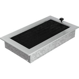 Kratki com Cubierta de Ventilación 17x30 Plateada Pulida - Cubierta de Ventilación Kratki com Cubierta de Ventilación 17x30 Plateada Pulida - Cubierta de Ventilación
