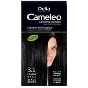 Delia Cosmetics Cameleo Black Brown - Hair Color Shampoo Delia Cosmetics Cameleo Black Brown - Hair Color Shampoo