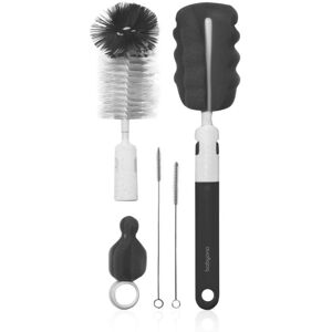 Ensemble de brosses pour biberons et tétines - Gris Ensemble de brosses pour biberons et tétines - Gris