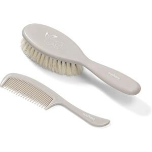 Ensemble de Brosse et Peigne BabyOno Gris pour Enfants dès la Naissance - Set de Coiffure - Publicité Ensemble de Brosse et Peigne BabyOno Gris pour Enfants dès la Naissance - Set de Coiffure - Publicité