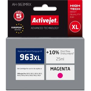 Tusze Activejet AH-963MRX - Wysoka wydajność - Czerwony, Magenta, Fioletowy Tusze Activejet AH-963MRX - Wysoka wydajność - Czerwony, Magenta, Fioletowy