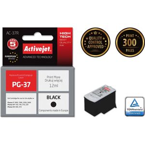 Cartouche d'encre noire Activejet AC-37R - Jet d'encre, 12 ml, Capacité élevée Cartouche d'encre noire Activejet AC-37R - Jet d'encre, 12 ml, Capacité élevée
