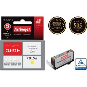 Activejet AC-521YR Gelb Tintenpatrone - Hohe Reichweite Druckerpatrone Activejet AC-521YR Gelb Tintenpatrone - Hohe Reichweite Druckerpatrone