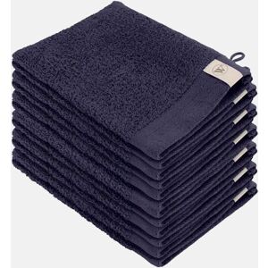 Walra - Navy 16x21cm - 100% katoen - 12 stuks - Washandjes Walra - Navy 16x21cm - 100% katoen - 12 stuks - Washandjes