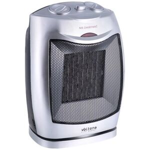 Radiateur en céramique Volteno - 1500W - Argent - Publicité Radiateur en céramique Volteno - 1500W - Argent - Publicité