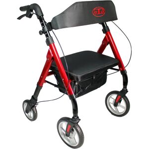 Antar Aluminium XL Rollator - rot Unterstützt bis 180 kg - Rollator Antar Aluminium XL Rollator - rot Unterstützt bis 180 kg - Rollator
