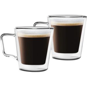 Vialli Design DIVA Podwójne ściany szklanek do kawy i herbaty - 250ml Zestaw 6 Vialli Design DIVA Podwójne ściany szklanek do kawy i herbaty - 250ml Zestaw 6