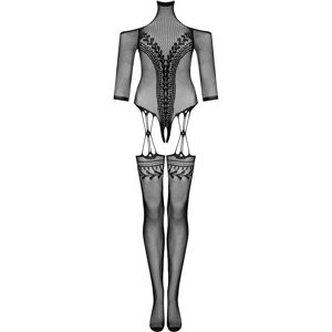 Obsessive G333 Czarny bodystocking - Ciało, Pończochy Obsessive G333 Czarny bodystocking - Ciało, Pończochy