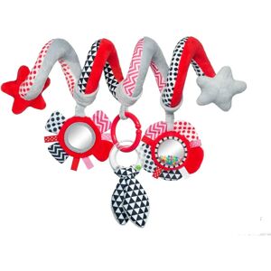 Canpol Babies Baby Toy Spiral - Zickzack, Rot Canpol Babies Baby Toy Spiral - Zickzack, Rot