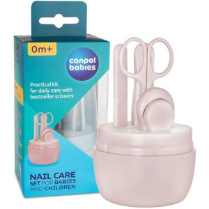 Canpol Babies Baby Nail Care Set - Pink - Baby Nail Clipper, Scissors, File & Tweezers Canpol Babies Baby Nail Care Set - Pink - Baby Nail Clipper, Scissors, File & Tweezers