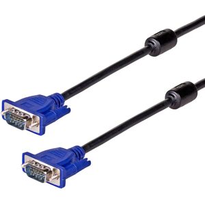 Akyga AK-AV-14 5m VGA-kabel - Afgeschermd, 15-polig, Zwart/Blauw - VGA Akyga AK-AV-14 5m VGA-kabel - Afgeschermd, 15-polig, Zwart/Blauw - VGA