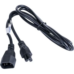 Akyga AK-NB-09A Voedingskabel - 1,5m, C14 naar C5, Zwart Akyga AK-NB-09A Voedingskabel - 1,5m, C14 naar C5, Zwart