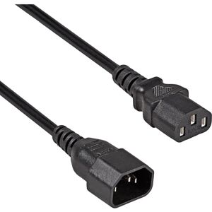 Akyga AK-PC-07C Voeding Kabel - 3m, Zwart, IEC C14 C13 Akyga AK-PC-07C Voeding Kabel - 3m, Zwart, IEC C14 C13