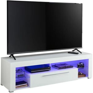 Sconto Goal TV Lowboard - Weiß, 153cm, Moderne LED-Beleuchtung Sconto Goal TV Lowboard - Weiß, 153cm, Moderne LED-Beleuchtung