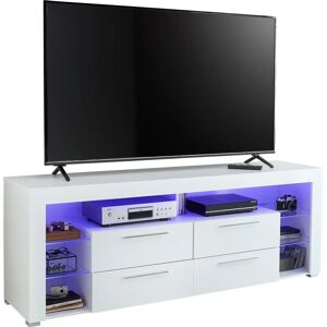 STOLKOM Goal Weiß TV-Schrank mit LED-Beleuchtung - TV-Typ STOLKOM Goal Weiß TV-Schrank mit LED-Beleuchtung - TV-Typ