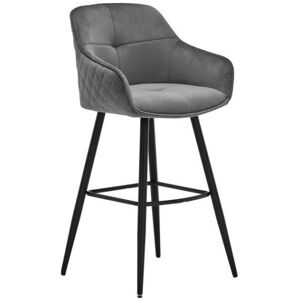 Stolkom - EMMA Barhocker - Metall - Samtstoff - Barhocker Stolkom - EMMA Barhocker - Metall - Samtstoff - Barhocker