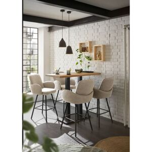 STOLKOM Jay Eiche Massivholz geölt, Hochtisch BxHxT 120x104x60 cm - Esstisch STOLKOM Jay Eiche Massivholz geölt, Hochtisch BxHxT 120x104x60 cm - Esstisch