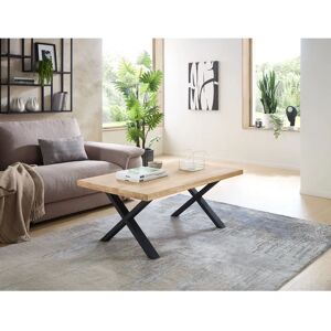 STOLKOM Chris Massivholz Eiche Rechteckiger Couchtisch - Tische STOLKOM Chris Massivholz Eiche Rechteckiger Couchtisch - Tische