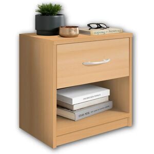 Sconto Pepe Nachttisch mit Schublade - Kompakte Holzfarbige Nachttisch Sconto Pepe Nachttisch mit Schublade - Kompakte Holzfarbige Nachttisch