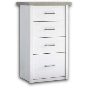 BEGABINO Luca Sideboard - 4 Schubladen, Weiß BEGABINO Luca Sideboard - 4 Schubladen, Weiß