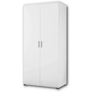 BEGABINO Bibo Kleiderschrank - 2 Türen, 90x55x191cm, Weiß BEGABINO Bibo Kleiderschrank - 2 Türen, 90x55x191cm, Weiß