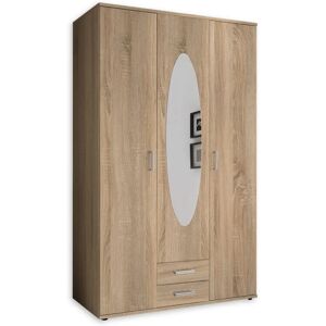 SCHLAFKONTOR Paul Schlafzimmerschrank mit Spiegel - Gardrób SCHLAFKONTOR Paul Schlafzimmerschrank mit Spiegel - Gardrób