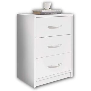 Stella Trading Pepe Weiß Nachttisch - Nachttisch Stella Trading Pepe Weiß Nachttisch - Nachttisch