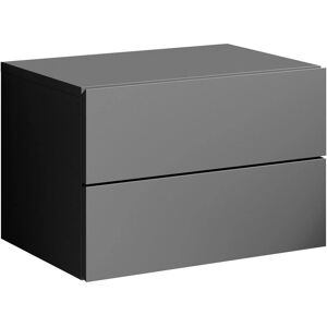 SCHLAFKONTOR Cabo Kommode, Nachttisch, 2 Schubladen, grau - Nachttisch SCHLAFKONTOR Cabo Kommode, Nachttisch, 2 Schubladen, grau - Nachttisch