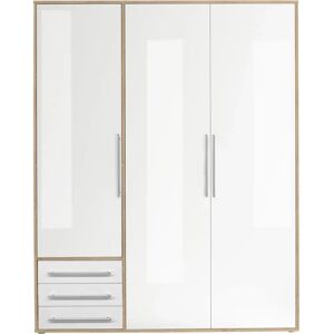 SCHLAFKONTOR Lyss Kleiderschrank - 3 Türen, 3 Schubladen, hergestellt in Polen SCHLAFKONTOR Lyss Kleiderschrank - 3 Türen, 3 Schubladen, hergestellt in Polen