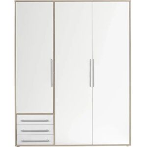 SCHLAFKONTOR Lyss Kleiderschrank - 3-Türer Melamin SCHLAFKONTOR Lyss Kleiderschrank - 3-Türer Melamin