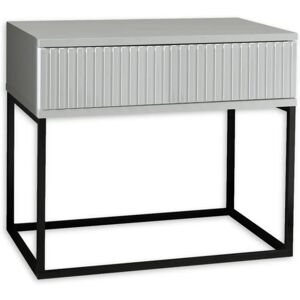 SCHLAFKONTOR Marle Nachttisch - Weiß mit Push-to-Open SCHLAFKONTOR Marle Nachttisch - Weiß mit Push-to-Open