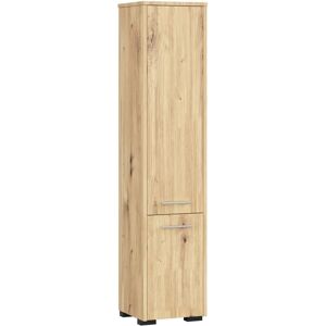 Akord Roble Artisan 30cm Kylpyhuonekaappi - 2 ovlaportit, 5 hyllyä Akord Roble Artisan 30cm Kylpyhuonekaappi - 2 ovlaportit, 5 hyllyä