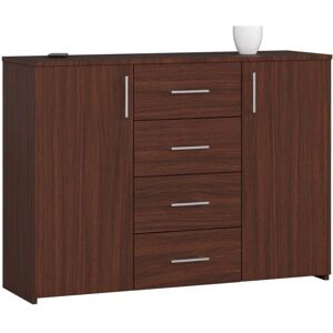 AKORD Wengé Commode 4 Tiroirs - Mobilier - Publicité AKORD Wengé Commode 4 Tiroirs - Mobilier - Publicité