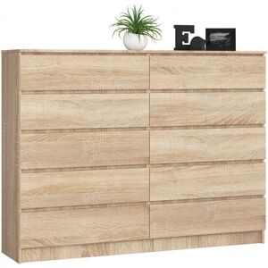 Comoda Akord K160 - 10 Cajones, Diseño Moderno Comoda Akord K160 - 10 Cajones, Diseño Moderno