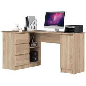 AKORD Eiken Computer Bureau - L-vormige Werkplek AKORD Eiken Computer Bureau - L-vormige Werkplek