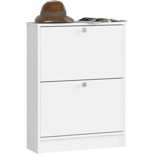Organizer Scarpe Bianco AKORD con 2 Scomparti - Mobile per Scarpe Organizer Scarpe Bianco AKORD con 2 Scomparti - Mobile per Scarpe