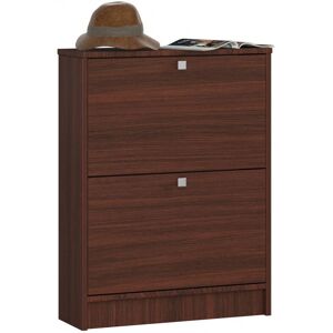 Organisateur de Chaussures AKORD Wenge - 2 Compartiments, Gain de Place, Moderne - Publicité Organisateur de Chaussures AKORD Wenge - 2 Compartiments, Gain de Place, Moderne - Publicité