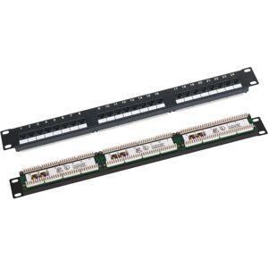 Panel de parcheo Alantec PK-U5-1 - 24 puertos 1U Acero Negro Categoría 5e Panel de parcheo Alantec PK-U5-1 - 24 puertos 1U Acero Negro Categoría 5e
