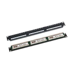 Q-Lantec PK-U6-1 Panneau de Brassage - 24 Ports RJ45, 19 Pouces, UTP, Noir - Publicité Q-Lantec PK-U6-1 Panneau de Brassage - 24 Ports RJ45, 19 Pouces, UTP, Noir - Publicité