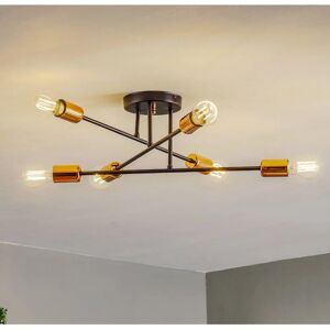 Emibig Lighting Veken Multi Arm Semi Flush Ceiling Light - Ceiling Light Emibig Lighting Veken Multi Arm Semi Flush Ceiling Light - Ceiling Light