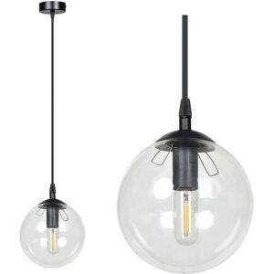 Emibig Lighting Emibig Cosmo Schwarzer Globus Pendelleuchte - Pendelleuchte Emibig Lighting Emibig Cosmo Schwarzer Globus Pendelleuchte - Pendelleuchte