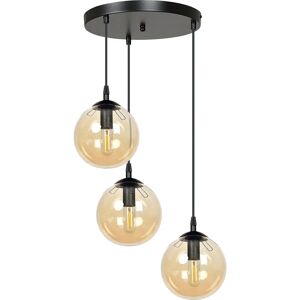 EMIBIG LIGHTING - Lampada sospensione ambra - 40cm x 37cm x 100cm EMIBIG LIGHTING - Lampada sospensione ambra - 40cm x 37cm x 100cm
