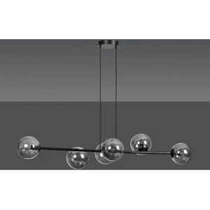 Emibig Lighting Rossi Schwarze Globe Pendelleuchte - Deckenlampe Emibig Lighting Rossi Schwarze Globe Pendelleuchte - Deckenlampe