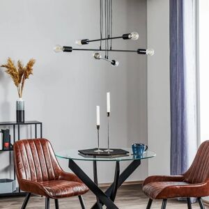 EMIBIG LIGHTING - Multipo 6 Pendant Light - 6 Lights - Black EMIBIG LIGHTING - Multipo 6 Pendant Light - 6 Lights - Black