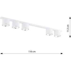 EMIBIG Nano 5 Wit - LED Plafondlamp EMIBIG Nano 5 Wit - LED Plafondlamp