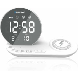Blaupunkt CR85WH CHARGE Cyfrowy budzik z bezprzewodowym ładowaniem - Budzik Blaupunkt CR85WH CHARGE Cyfrowy budzik z bezprzewodowym ładowaniem - Budzik