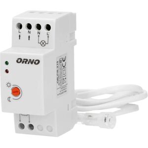 Sensor de luz Orno CR-219 - Ajustável, à prova d'água, Montagem em trilho DIN Sensor de luz Orno CR-219 - Ajustável, à prova d'água, Montagem em trilho DIN