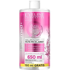 Eveline Cosmetics FaceMed+ Hyaluron Micellar Vand 650 ml - Micellar Vand Eveline Cosmetics FaceMed+ Hyaluron Micellar Vand 650 ml - Micellar Vand